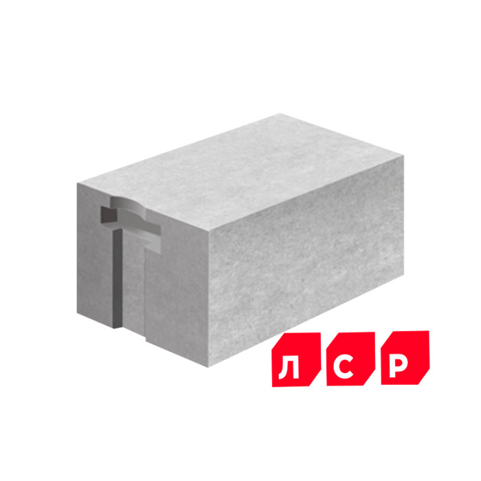Газобетонный блок ЛСР Сертолово D400 375х250х625 мм
